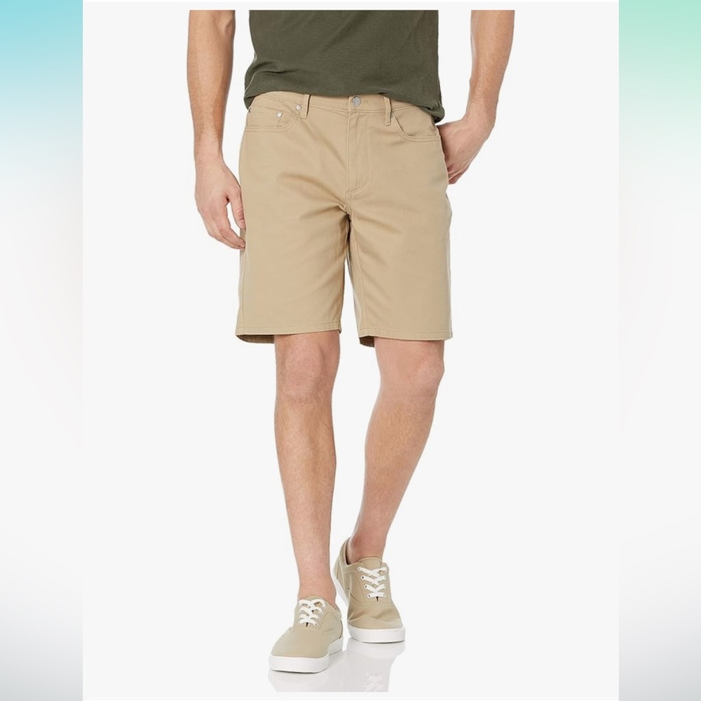 Amazon Essentials Straight-fit 9" Inseam Short - Khaki Brown